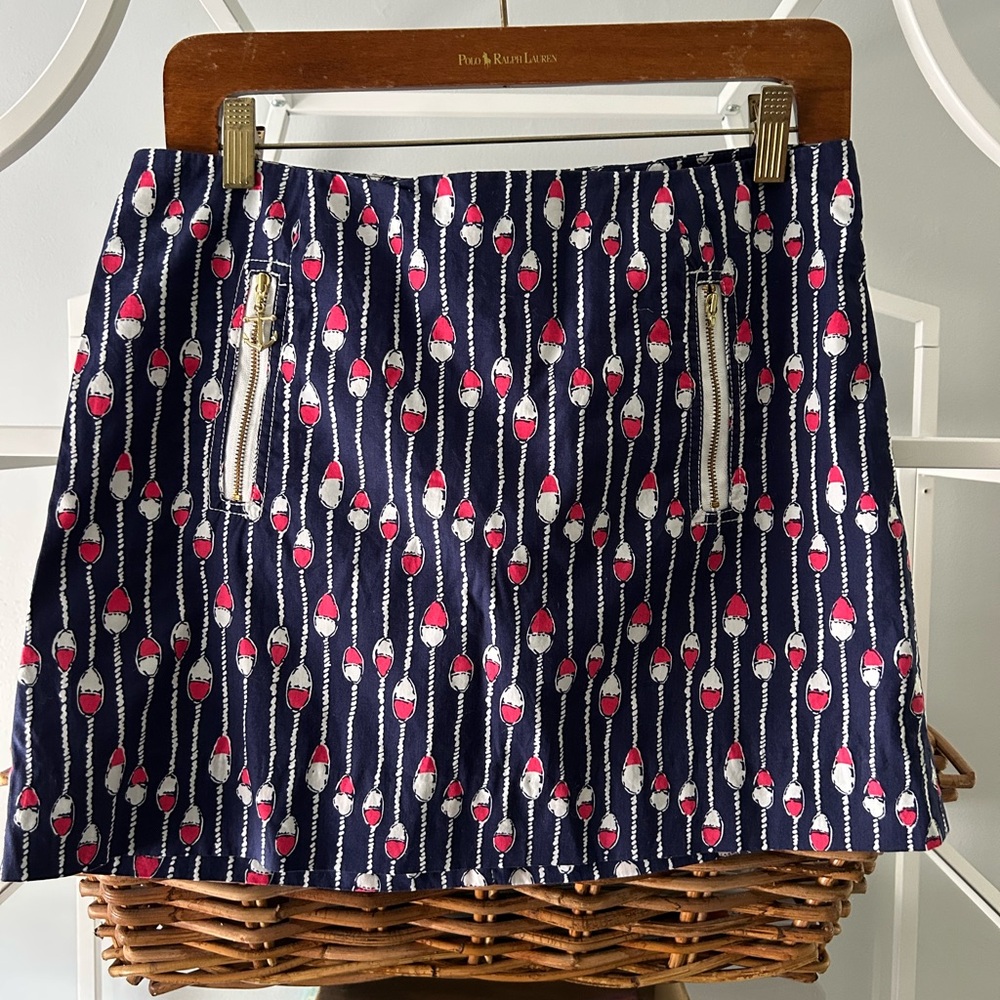 Lilly Pulitzer famous buoy mini skirt- hard to find